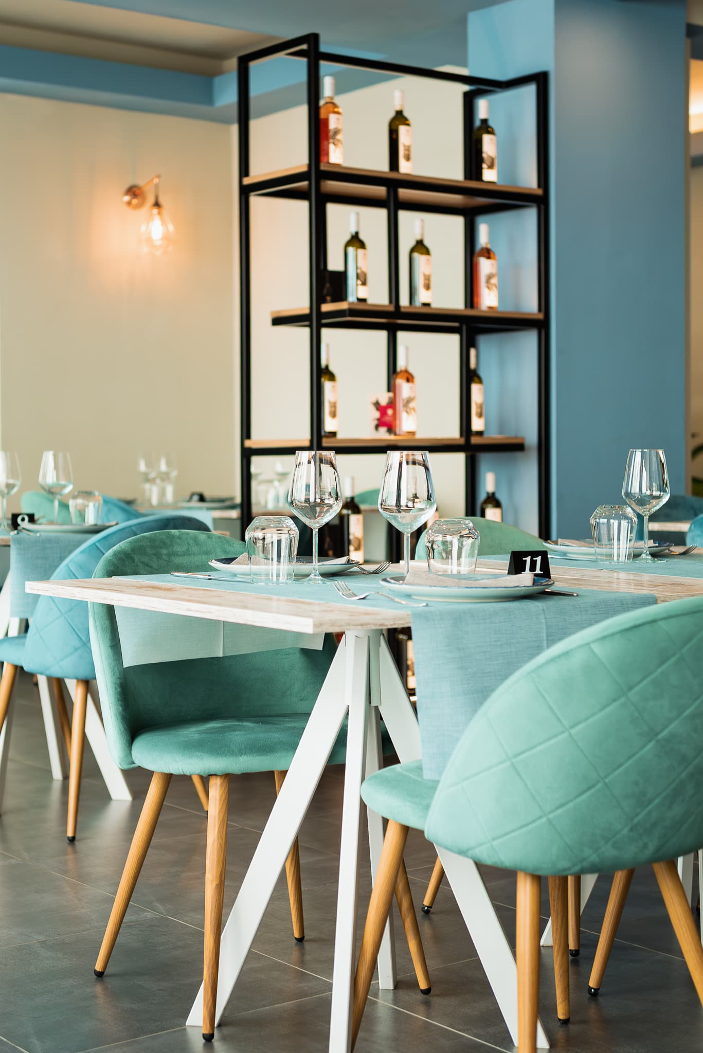 La sala del ristorante
